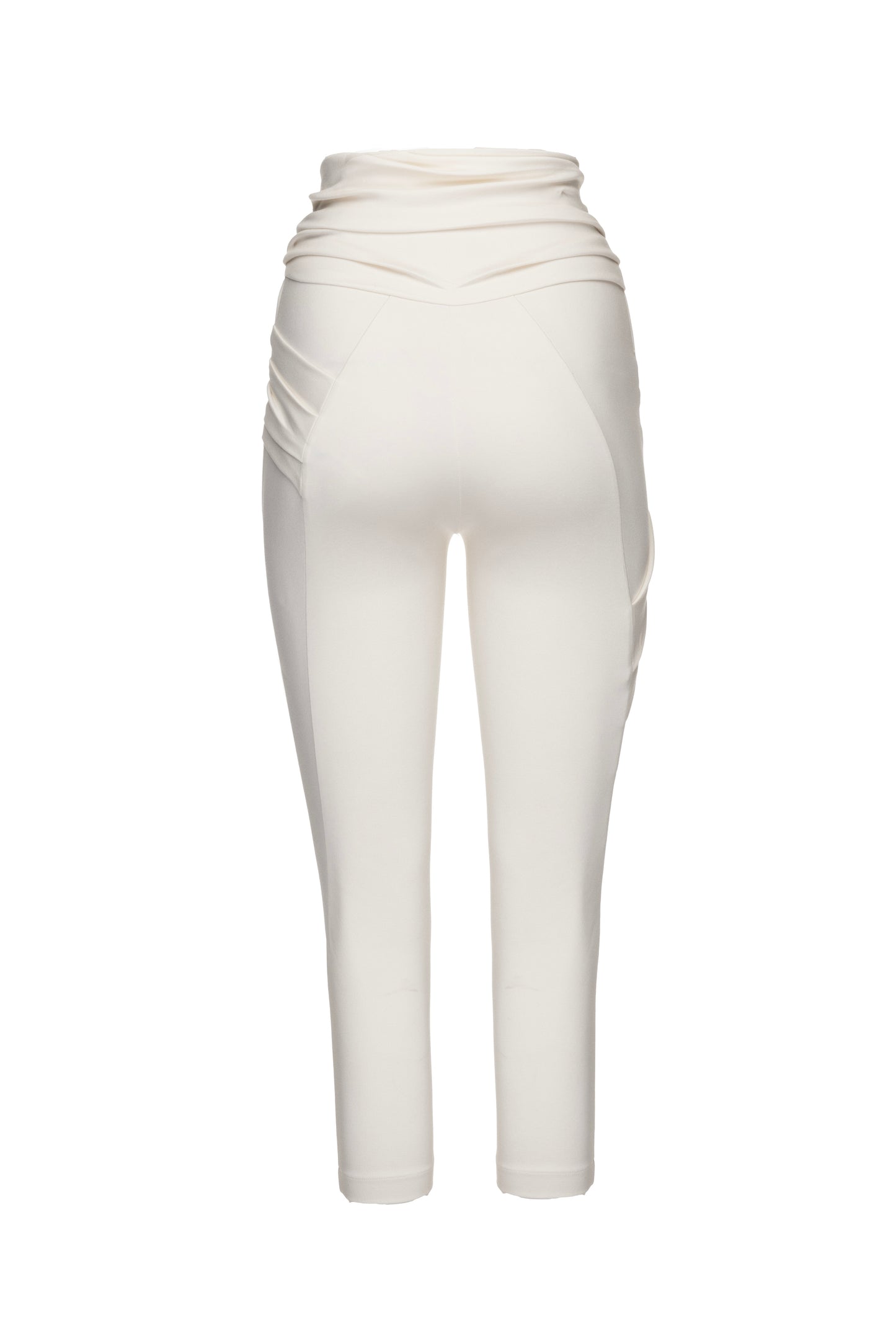 SS25 White Fitted Pants