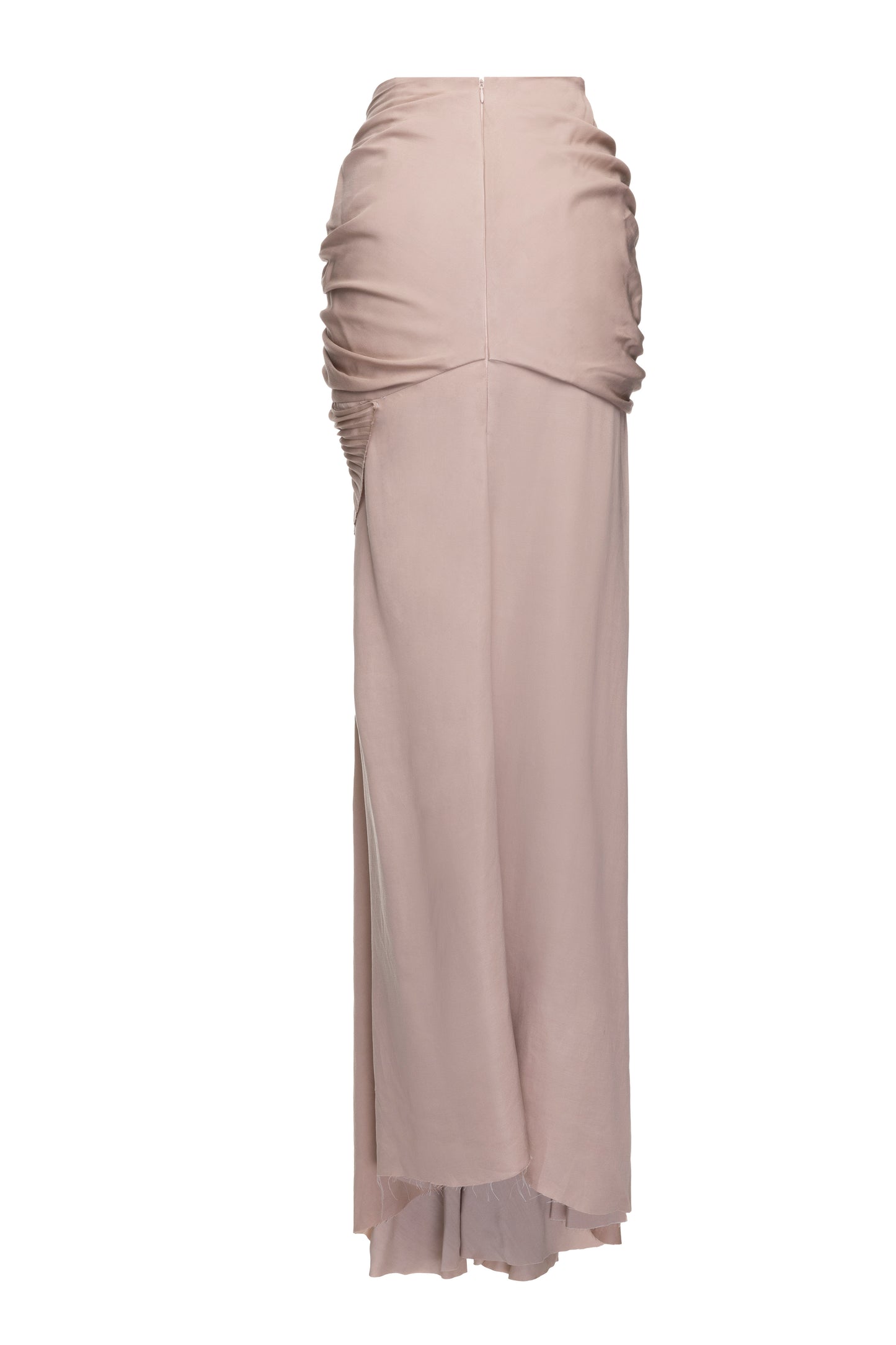 SS25 Ruched Maxi Skirt