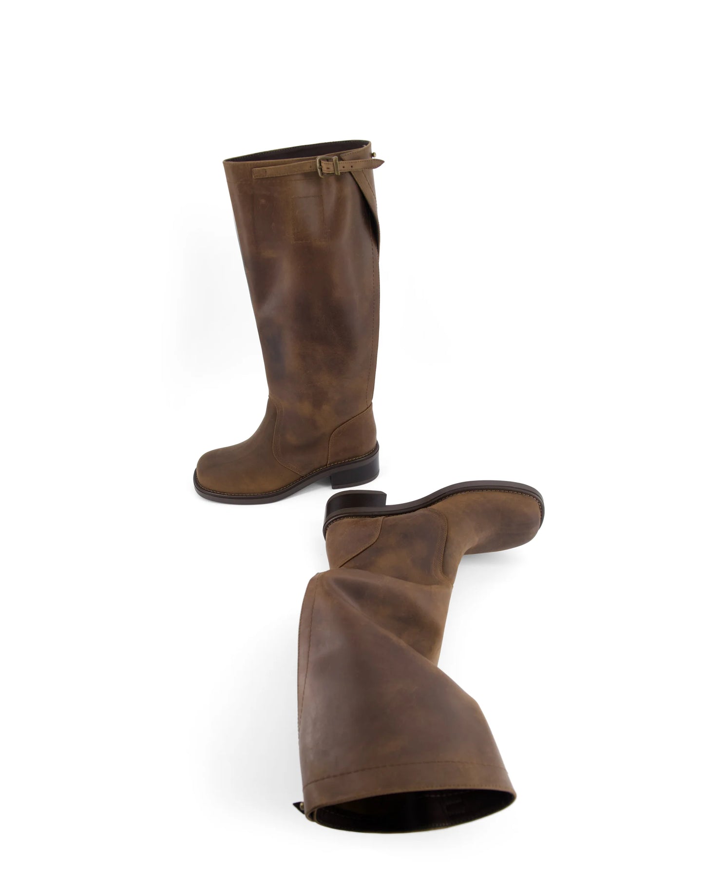 TRANSFORMABLE BROWN BOOTS