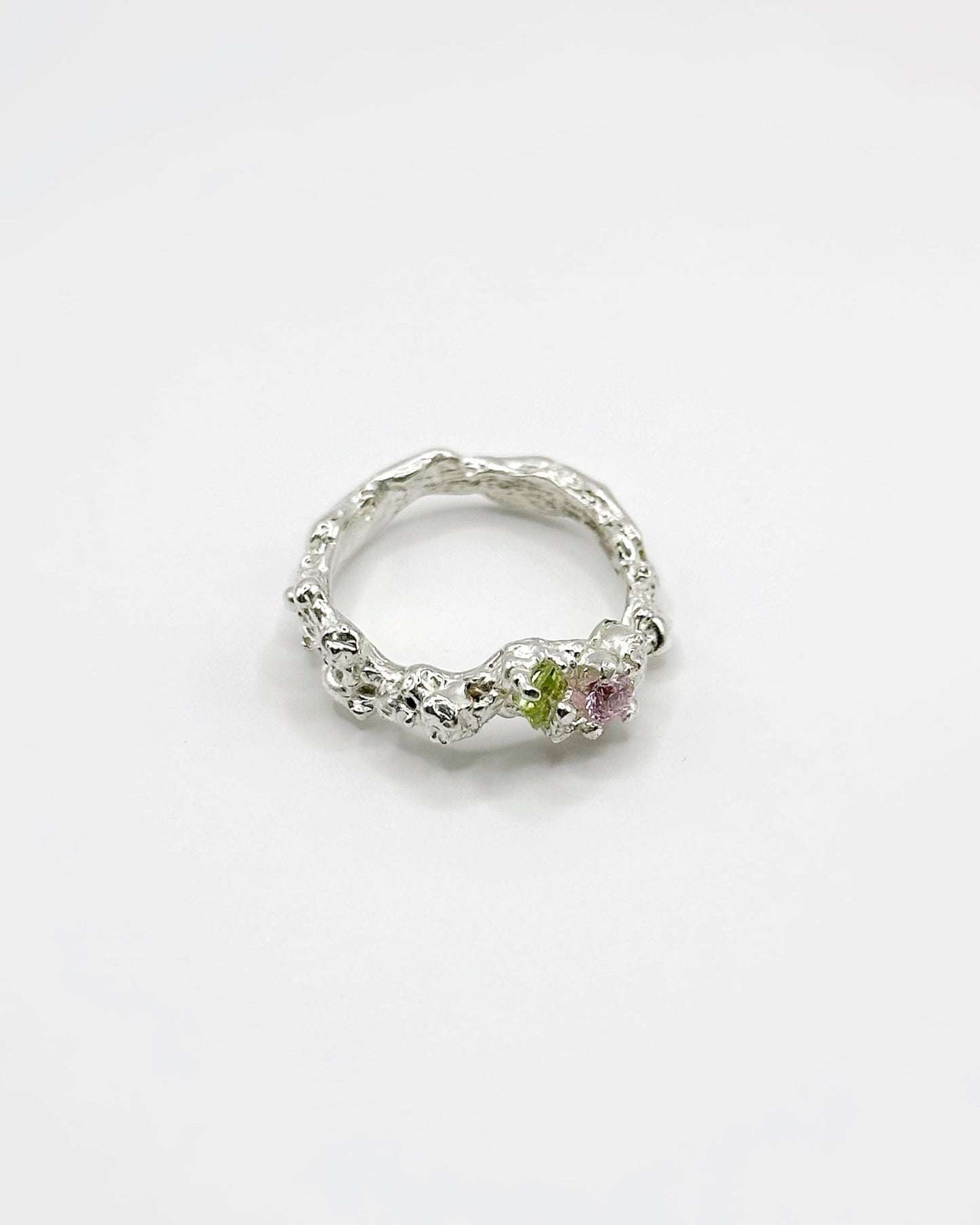 PINK AND GREEN RING