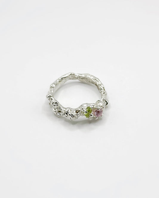 PINK AND GREEN RING