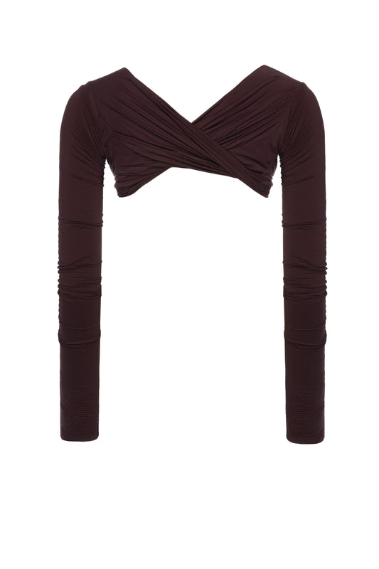 SS25 Long-Sleeve Black Bolero