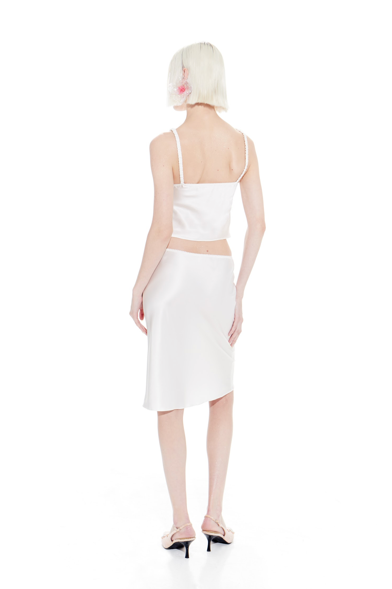 Crystal shoulder strap top