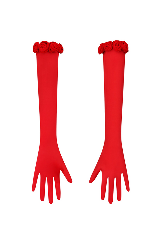 ‘Queen of hearts’ gloves